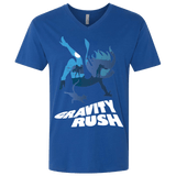 T-Shirts Royal / X-Small Gravity Rush Men's Premium V-Neck