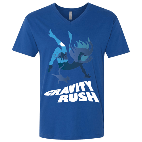 T-Shirts Royal / X-Small Gravity Rush Men's Premium V-Neck