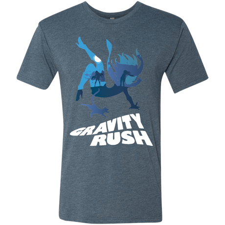 T-Shirts Indigo / Small Gravity Rush Men's Triblend T-Shirt