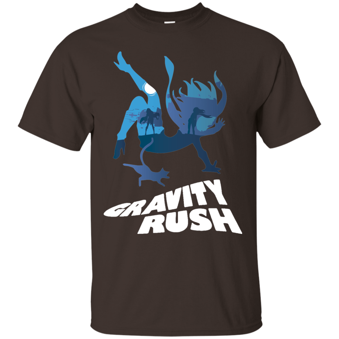 T-Shirts Dark Chocolate / Small Gravity Rush T-Shirt