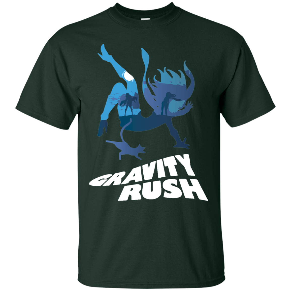 T-Shirts Forest Green / Small Gravity Rush T-Shirt