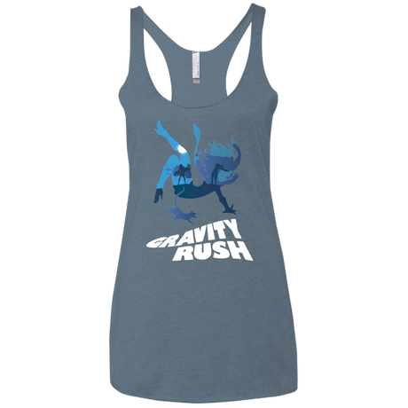 T-Shirts Indigo / X-Small Gravity Rush Women's Triblend Racerback Tank