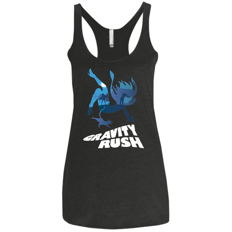 T-Shirts Vintage Black / X-Small Gravity Rush Women's Triblend Racerback Tank