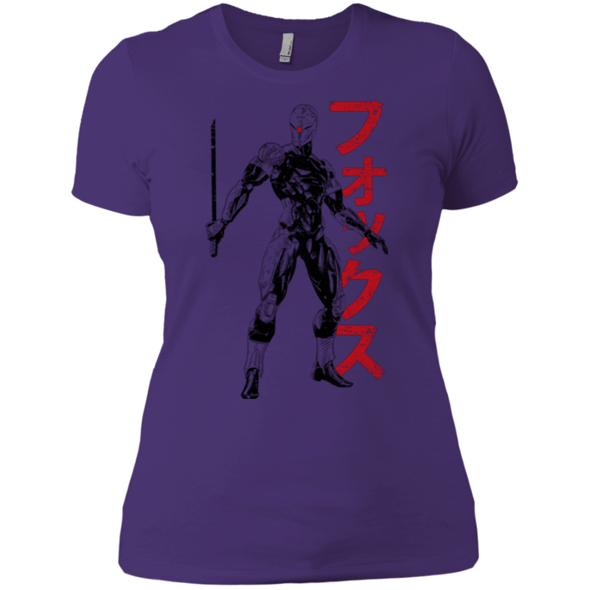 T-Shirts Purple / X-Small Gray Fox Women's Premium T-Shirt