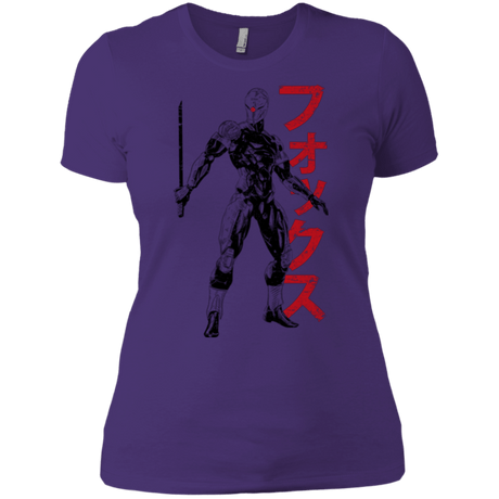 T-Shirts Purple / X-Small Gray Fox Women's Premium T-Shirt