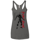 T-Shirts Premium Heather / X-Small Gray Fox Women's Triblend Racerback Tank