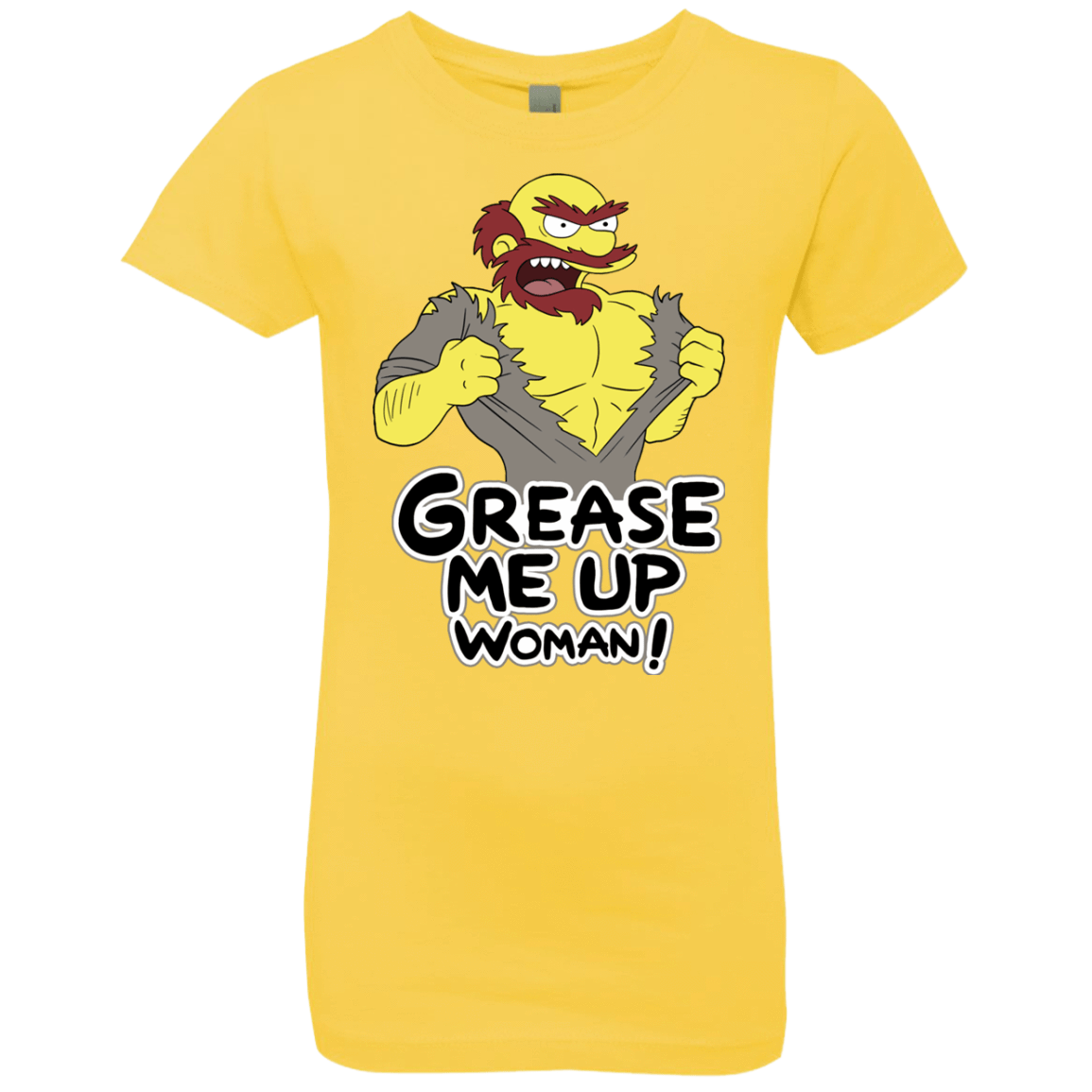 T-Shirts Vibrant Yellow / YXS Grease Me Up Girls Premium T-Shirt