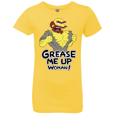T-Shirts Vibrant Yellow / YXS Grease Me Up Girls Premium T-Shirt