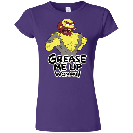 T-Shirts Purple / S Grease Me Up Junior Slimmer-Fit T-Shirt