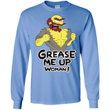 T-Shirts Carolina Blue / S Grease Me Up Men's Long Sleeve T-Shirt