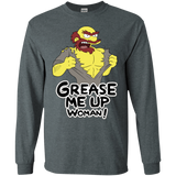 T-Shirts Dark Heather / S Grease Me Up Men's Long Sleeve T-Shirt