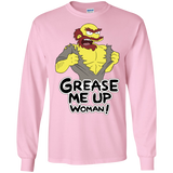 T-Shirts Light Pink / S Grease Me Up Men's Long Sleeve T-Shirt