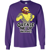 T-Shirts Purple / S Grease Me Up Men's Long Sleeve T-Shirt