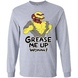 T-Shirts Sport Grey / S Grease Me Up Men's Long Sleeve T-Shirt