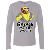 T-Shirts Heather Grey / S Grease Me Up Men's Premium Long Sleeve