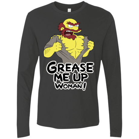 T-Shirts Heavy Metal / S Grease Me Up Men's Premium Long Sleeve