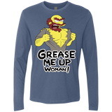 T-Shirts Indigo / S Grease Me Up Men's Premium Long Sleeve