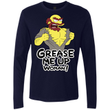 T-Shirts Midnight Navy / S Grease Me Up Men's Premium Long Sleeve
