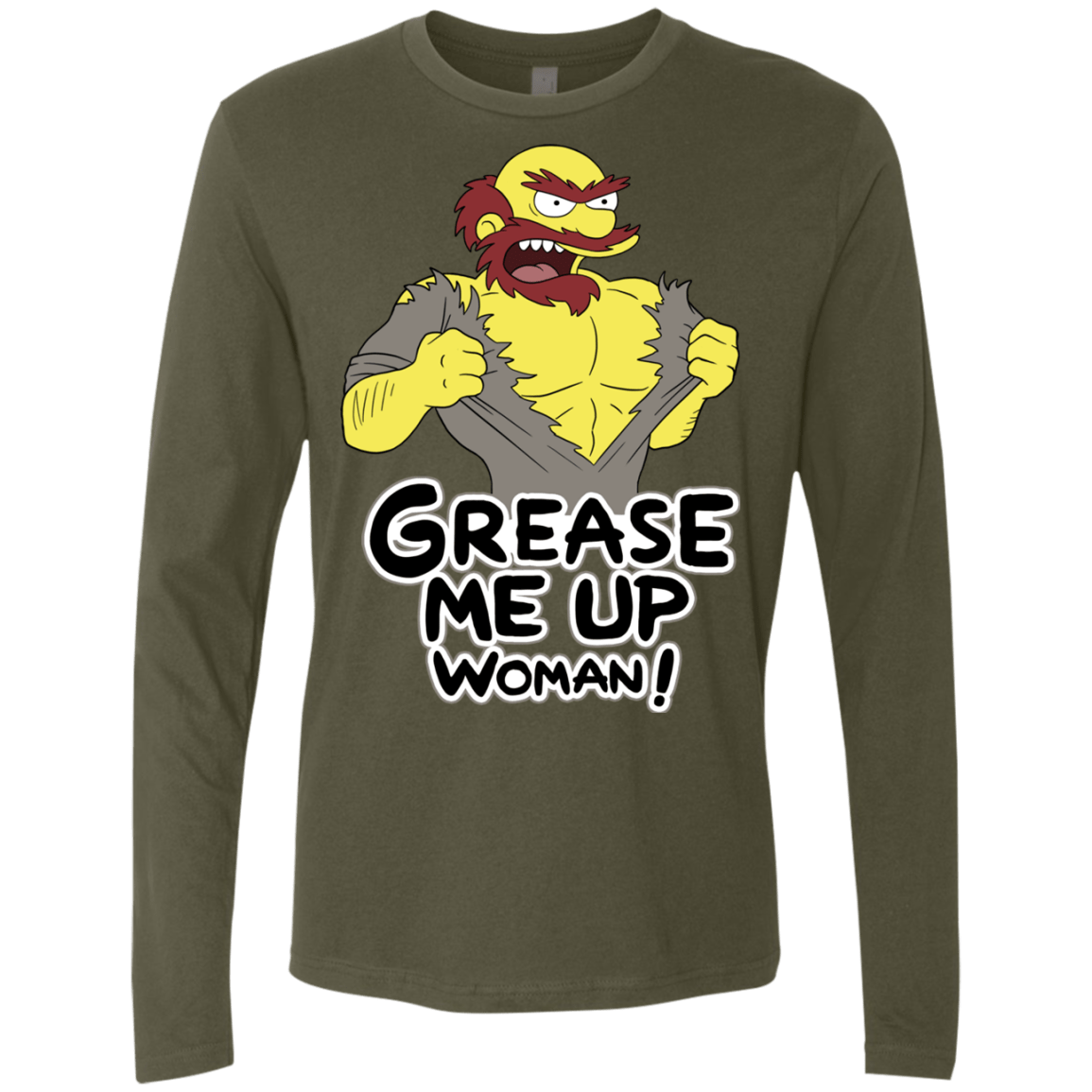 Grease Me Up Men's Premium Long Sleeve