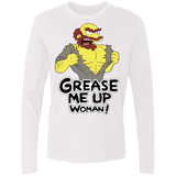 T-Shirts White / S Grease Me Up Men's Premium Long Sleeve