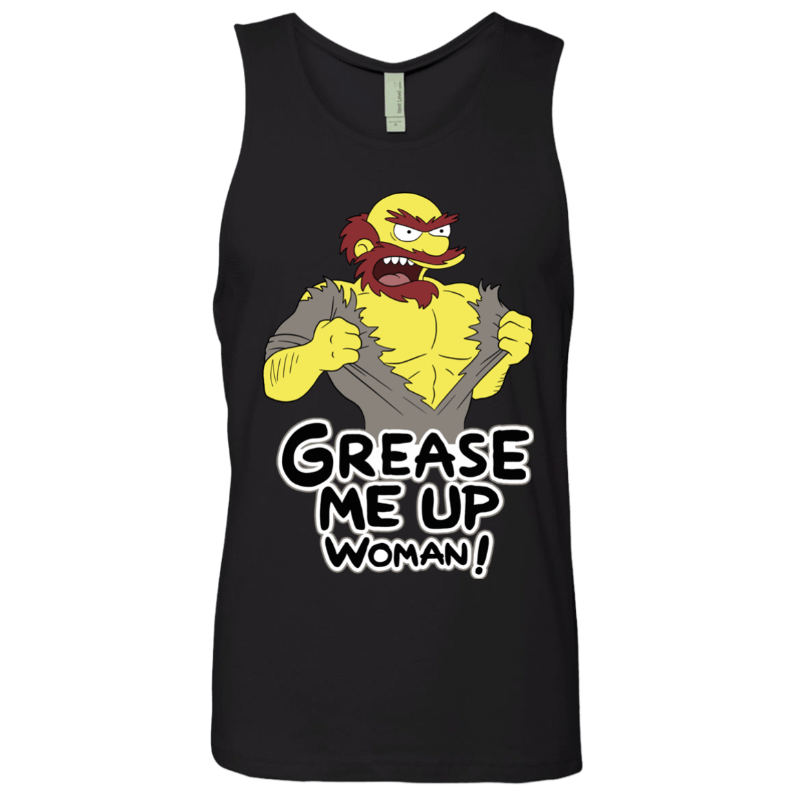 T-Shirts Black / S Grease Me Up Men's Premium Tank Top