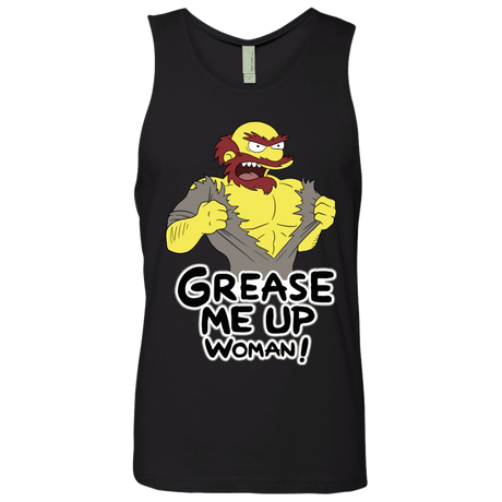 T-Shirts Black / S Grease Me Up Men's Premium Tank Top