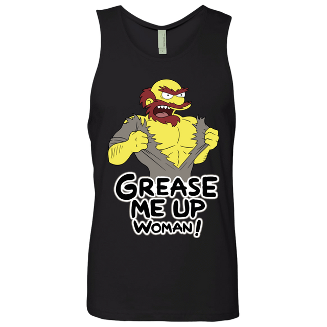 T-Shirts Black / S Grease Me Up Men's Premium Tank Top