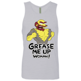 T-Shirts Heather Grey / S Grease Me Up Men's Premium Tank Top