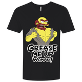 T-Shirts Black / X-Small Grease Me Up Men's Premium V-Neck