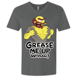 T-Shirts Heavy Metal / X-Small Grease Me Up Men's Premium V-Neck