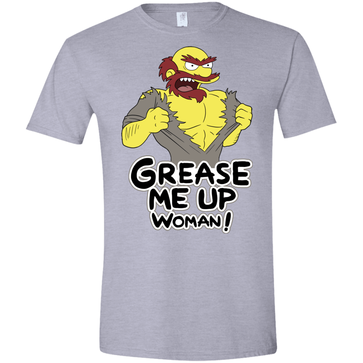 T-Shirts Sport Grey / X-Small Grease Me Up Men's Semi-Fitted Softstyle