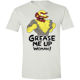T-Shirts White / X-Small Grease Me Up Men's Semi-Fitted Softstyle