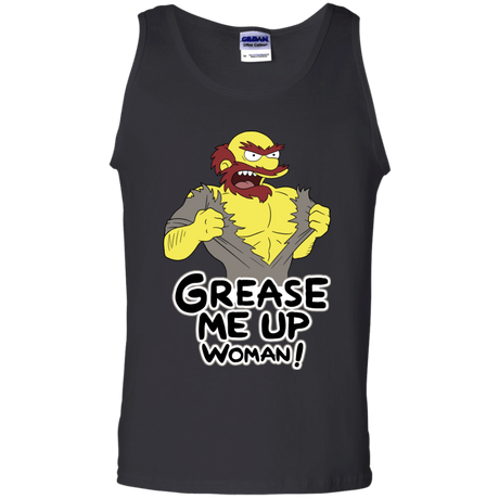 T-Shirts Black / S Grease Me Up Men's Tank Top