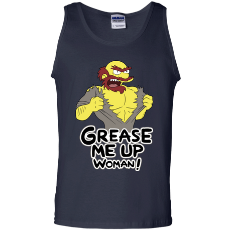 T-Shirts Navy / S Grease Me Up Men's Tank Top