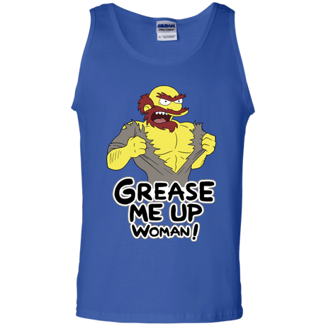 T-Shirts Royal / S Grease Me Up Men's Tank Top