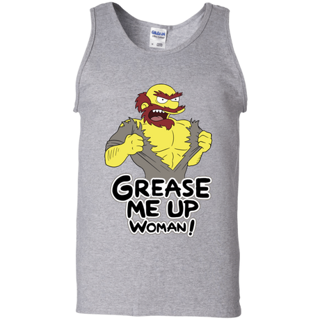 T-Shirts Sport Grey / S Grease Me Up Men's Tank Top