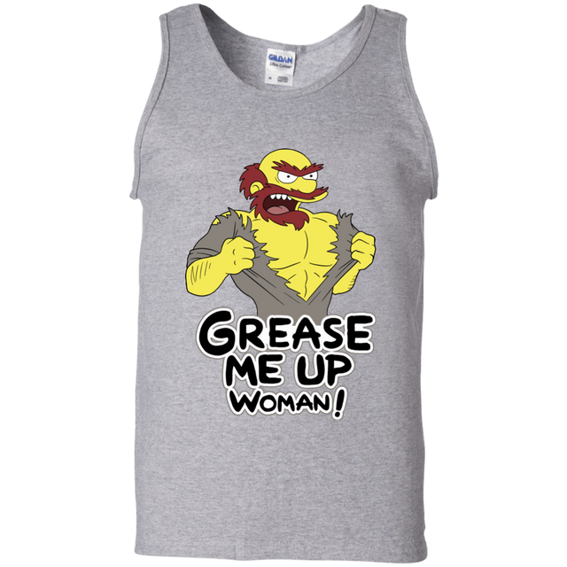T-Shirts Sport Grey / S Grease Me Up Men's Tank Top