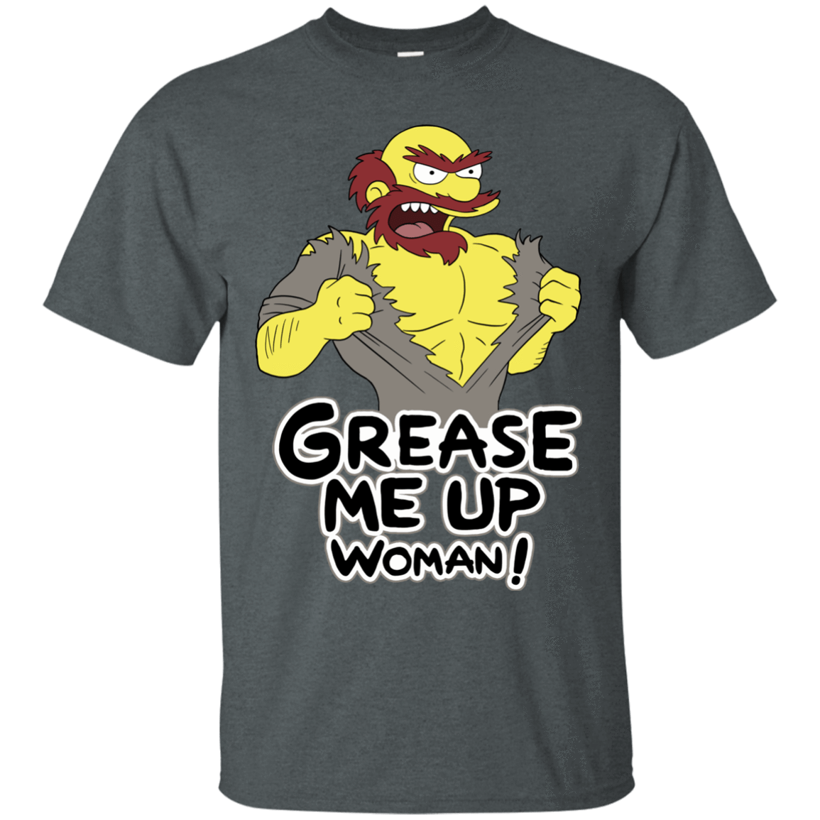 T-Shirts Dark Heather / S Grease Me Up T-Shirt