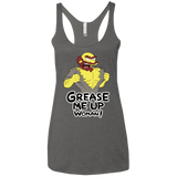 T-Shirts Premium Heather / X-Small Grease Me Up Women's Triblend Racerback Tank