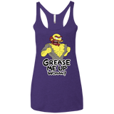 T-Shirts Purple Rush / X-Small Grease Me Up Women's Triblend Racerback Tank