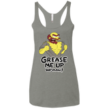 T-Shirts Venetian Grey / X-Small Grease Me Up Women's Triblend Racerback Tank