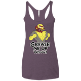 T-Shirts Vintage Purple / X-Small Grease Me Up Women's Triblend Racerback Tank
