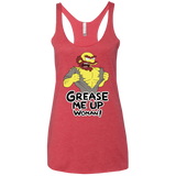 T-Shirts Vintage Red / X-Small Grease Me Up Women's Triblend Racerback Tank