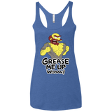T-Shirts Vintage Royal / X-Small Grease Me Up Women's Triblend Racerback Tank