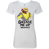 T-Shirts Heather White / S Grease Me Up Women's Triblend T-Shirt