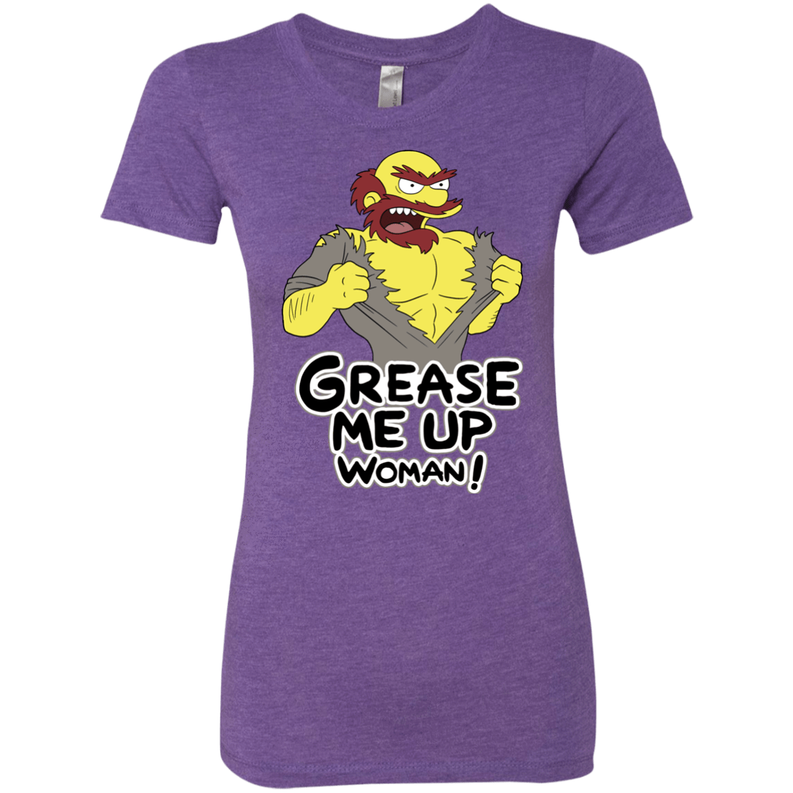 T-Shirts Purple Rush / S Grease Me Up Women's Triblend T-Shirt
