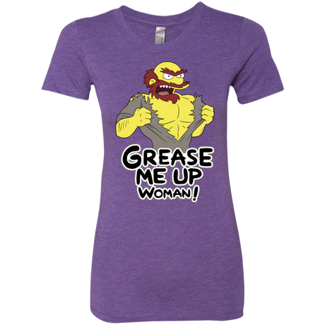 T-Shirts Purple Rush / S Grease Me Up Women's Triblend T-Shirt