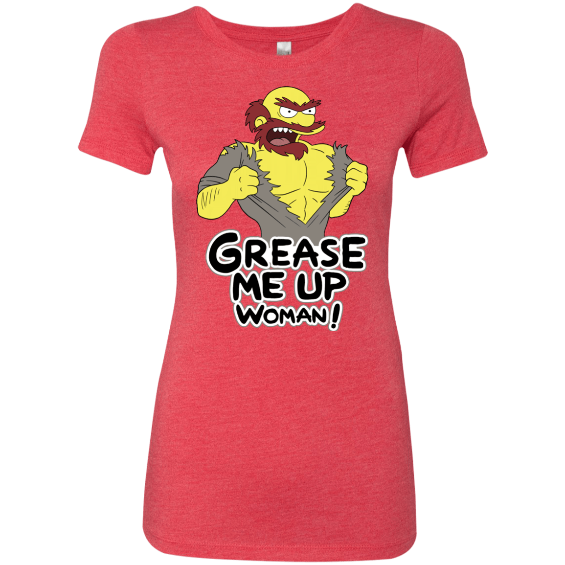 T-Shirts Vintage Red / S Grease Me Up Women's Triblend T-Shirt