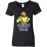 Grease Me Up Women's V-Neck T-Shirt