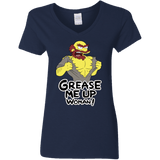 Grease Me Up Women's V-Neck T-Shirt